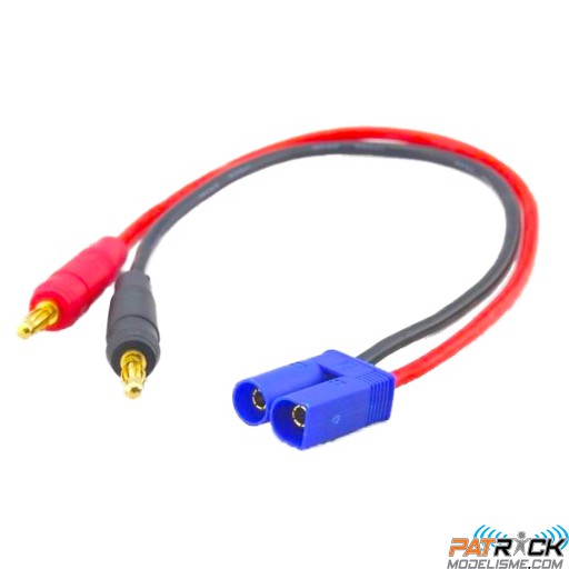 Cordon de charge bananes 4mm vers mâle EC5