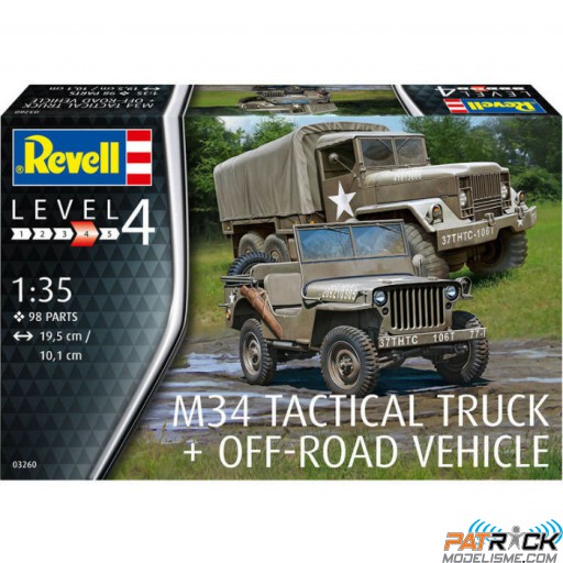 1/35e Revell Jeep et M34