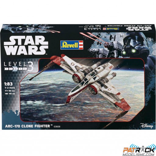 1/83e Revell Star Wars ARC-170 Clone Fighter