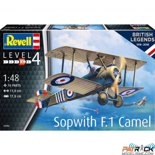1/48e Revell British Legends: Sopwith F.1 Camel