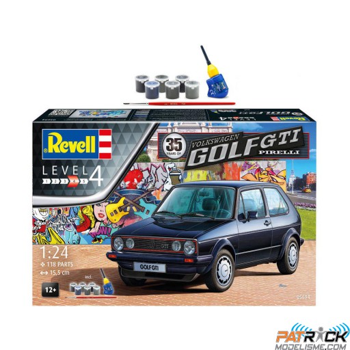 1/24e Revell Model set Volkswagen Golf GTI Pirelli 35ème anniversaire