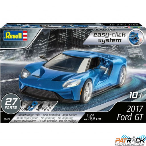 1/24e Revell 2017 Ford GT Easy click system