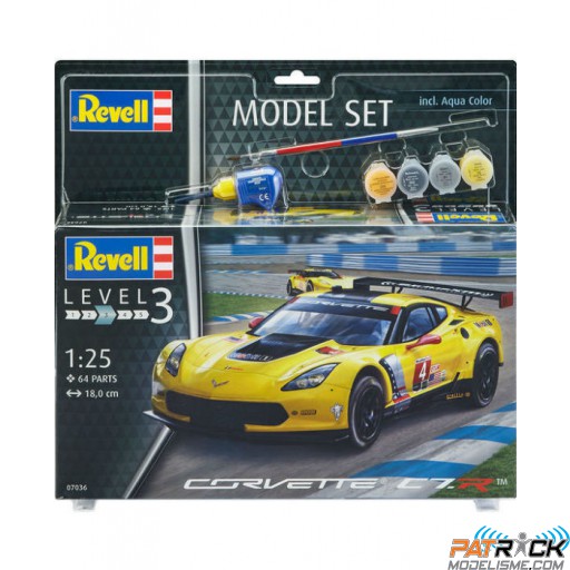 1/25e Revell Model set Corvette C7.R