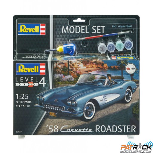 1/25e Revell Model set '58 Corvette Roadster
