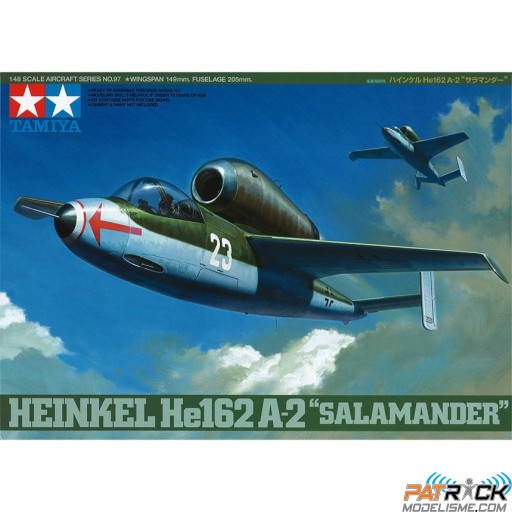 1/48e Tamiya German Heinkel He162 A2 "Salamander"