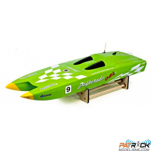 BATEAU DESPERADO JR VERT OBL SUPER COMBO (RADIO 2.4+MOTEUR+VARIO)