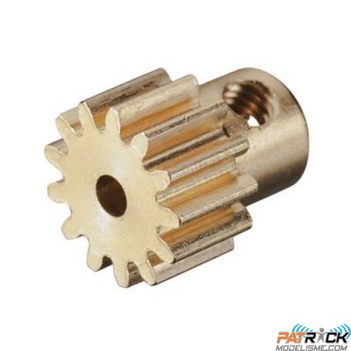 PIGNON MOTEUR 13DTS module 0.6 axe 2MM