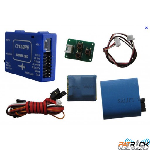 CYCLOPS STORM PRO OSD FPV avec GPS et capteur 100A