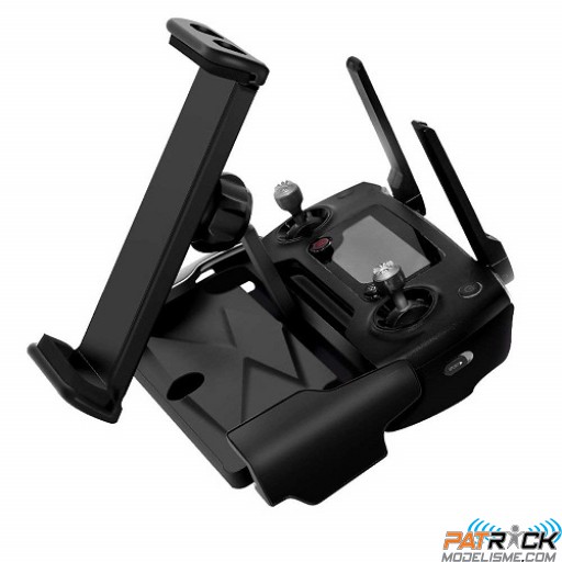 Support noir aluminium 4 à 12'' tablette et smartphone 360° pour DJI MAVIC PRO