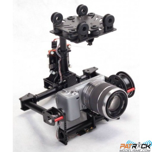 Nacelle FPV Brushless 2 axes assemblé pour APN SONY NEX 5/7-PANASONIC GH2/3…