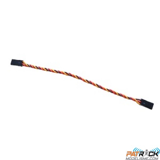 Câble patch de servo prise mâle / mâle 10cm FUTABA