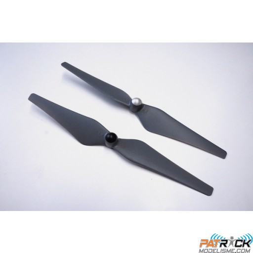 Hélices DJI E300 - 9.4x4.3" auto-serrantes GRISES (cw+ccw) Phantom 2 / 3 / F450 / F550