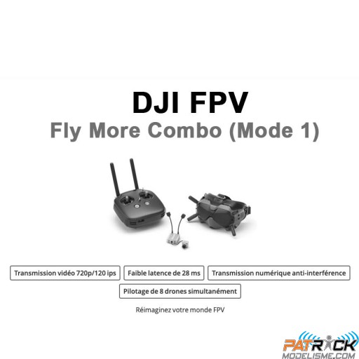 DJI FPV - Fly More Combo (Mode 1)
