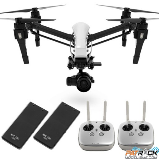 DJI INSPIRE 1 RAW - ZenMuse X5R - 2 Radios + 2 x SSD 512