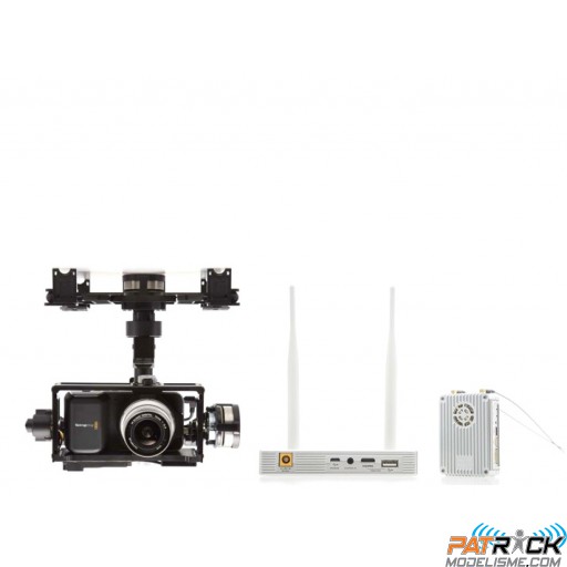 ∆ COMBO DJI Nacelle 3 axes ZENMUSE Z15 BMPCC HD + LIGHTBRIDGE
