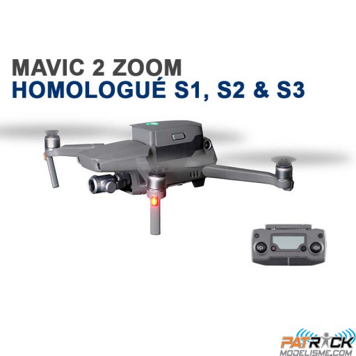 ∆ DJI Mavic 2 Zoom homologué S1, S2 & S3