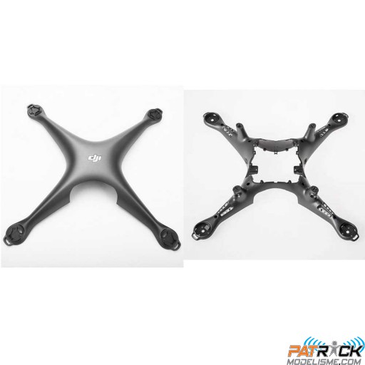 Châssis supérieur et inférieur - Phantom 4 PRO / PRO+ OBSIDIAN