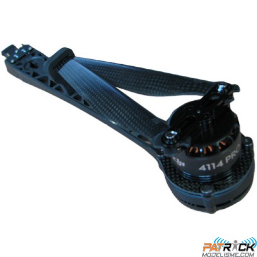 Bras complet monté helice CCW led verte S800EVO Part 42