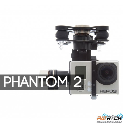 Zenmuse H3-3D - Nacelle brushless 3 axes pour GoPro Hero 3 et 3+ Spéciale Phantom 2