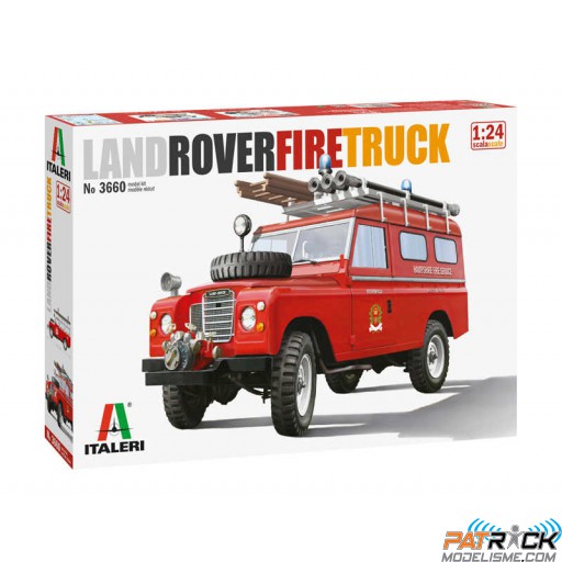 1/24e Italeri Land Rover Pompiers