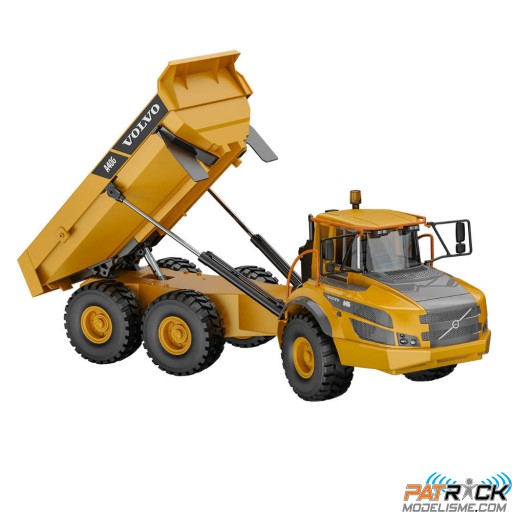 Camion-benne Volvo A40G Double E 1/20e - Prêt à rouler