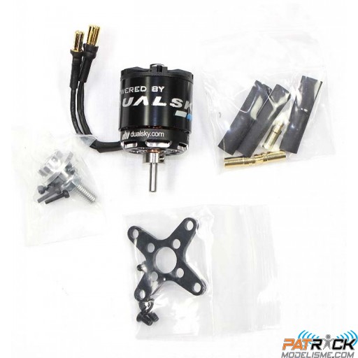 Moteur brushless Dualsky XM2834EA-11 V3 (78g, 1370kv, 348W)