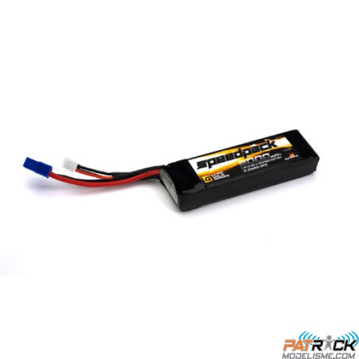 Batterie Lipo Dynamite SpeedPack 7.4V 2000mAh 2S 30C, Long EC3
