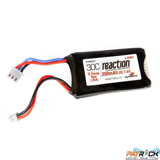 Batterie Lipo Dynamite 7.4V 350mAh 2S 30C