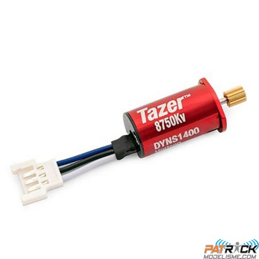 Moteur Dynamite Brushless Tazer 8750Kv avec Pignon 12T (1/24 et 1/36)