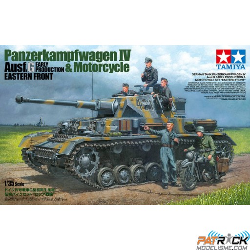 1/35e Tamiya Panzer IV Ausf.G et Motocycliste