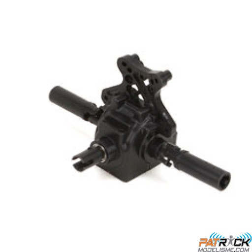 Transmission avant assemblée : 1/18 4WD - Ruckus-Torment remplacé par LOSB1921