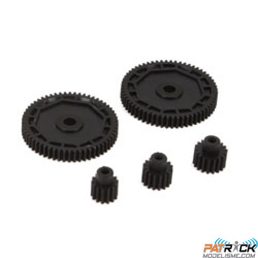 Set pignons et couronne 1/18th 4WD - Ruckus et Torment