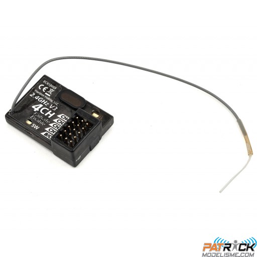 Récepteur ECX 4 voies 2.4GHz étanche ECX13003