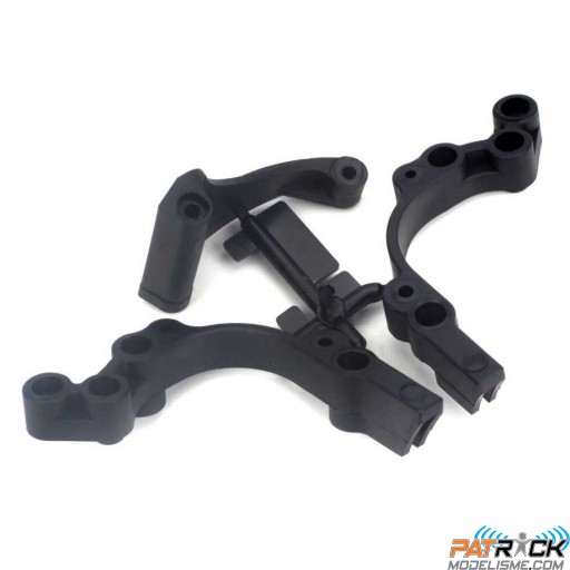 Set de supports arrière: 1/10 2WD Ruckus