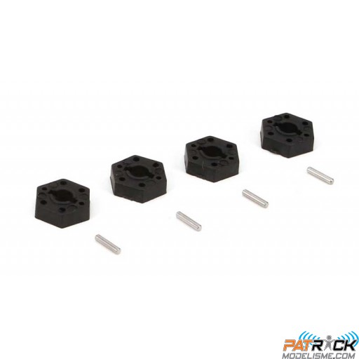 Set d'hexagones de roues 1/18th - Ruckus, Torment, Rally