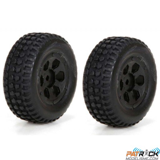 Roues montées avant ou arrière 2pcs 1/24 4WD Torment