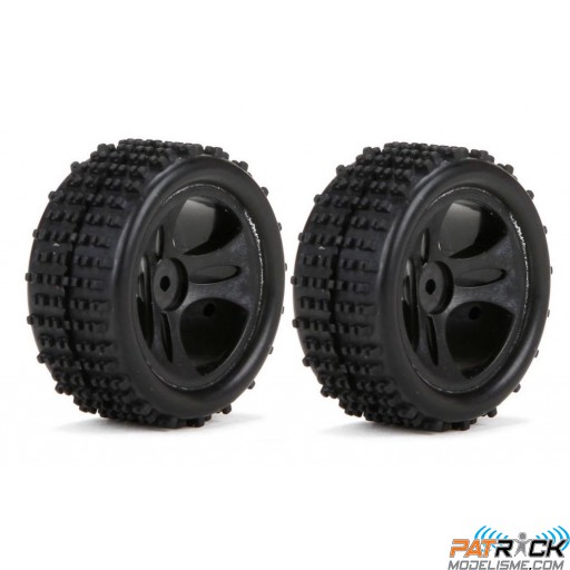 Roues montées avant ou arrière 2pcs 1/24 Roost