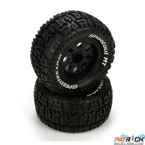 Paire de roues montées avant/arrière: 1/10 2WD/4WD Ruckus, Torment