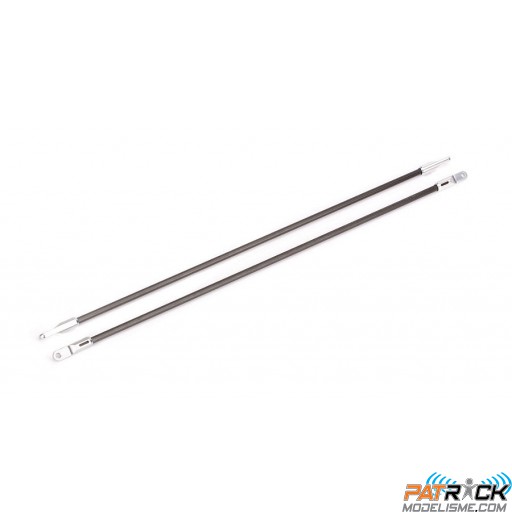 Renfort de poutre en aluminium avec supports 2pcs - BLADE 500 3D/X