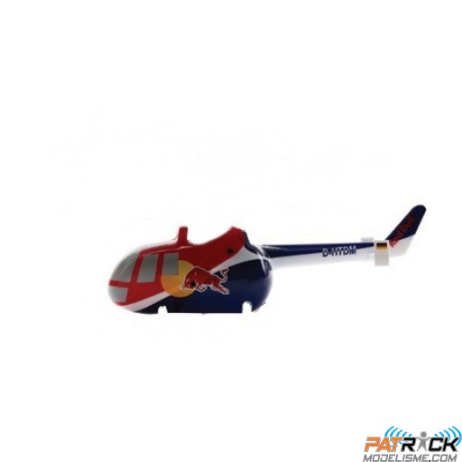 Fuselage en 2 parties Blade Red Bull BO-105 MCX CB CX