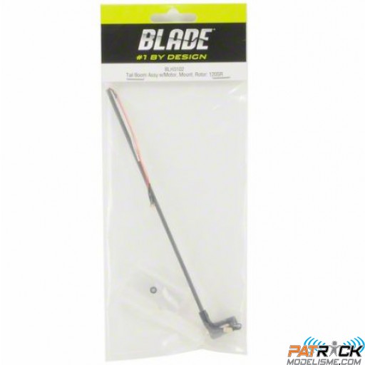 Tube de queue assemblé avec moteur et helice d'anticouple - BLADE 120SR