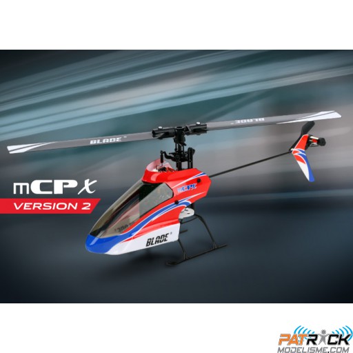 E-flite Blade mCP X V2 RTF Mode 2 AS3X FlyBarLess Remplacé par la version Brushless.