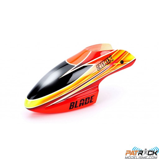 Bulle en fibre de verre orange/jaune - BLADE 300 X