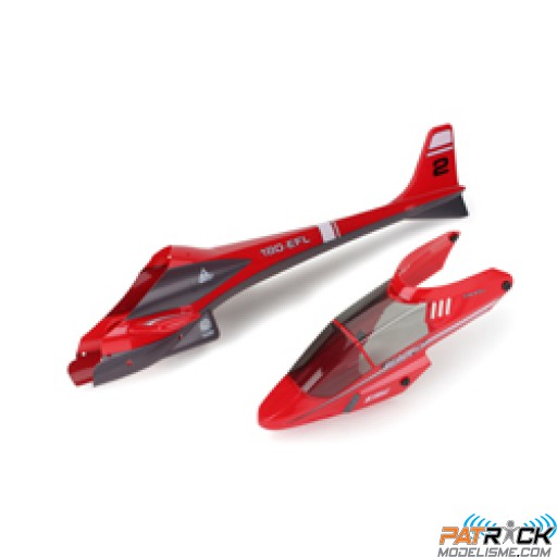 Fuselage complet Rouge - BLADE CX/CX2/CX3