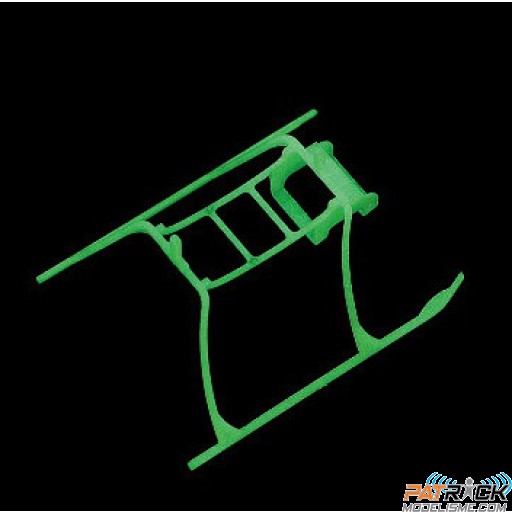 Train d'atterrissage phosphorescent avec support d'accus-batterie – BLADE MSR/nCP X