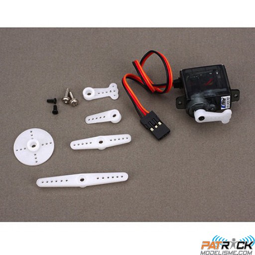 Servo E Flite Sub Micro DS76TJ Jst 0,8kg/ 0,04s/ nylon (anticouple)