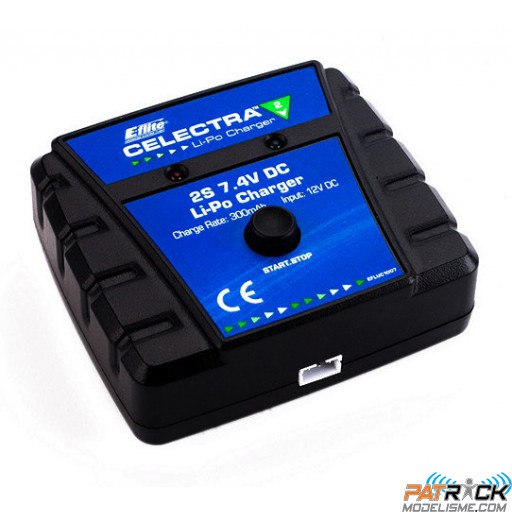 Chargeur Eflite LiPo Celectra 2S 7.4V DC Li-Po (12VOLTS)