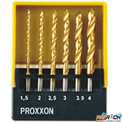 Coffret de 6 forêts HSS Proxxon MICROMOT