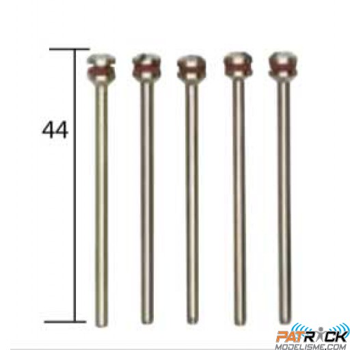 5 supports de rechange axe 2,35x44mm Proxxon MICROMOT