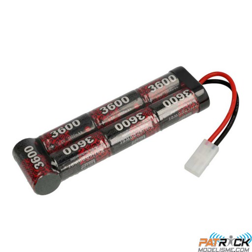 Accu NiMH Enrich power pack stick 3600 mAh 8,4V Tamiya